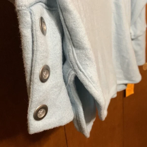 RUBY RD. WOMAN -Blue ,large neck line , fuzzy pullover. 🆕 - Picture 6 of 12